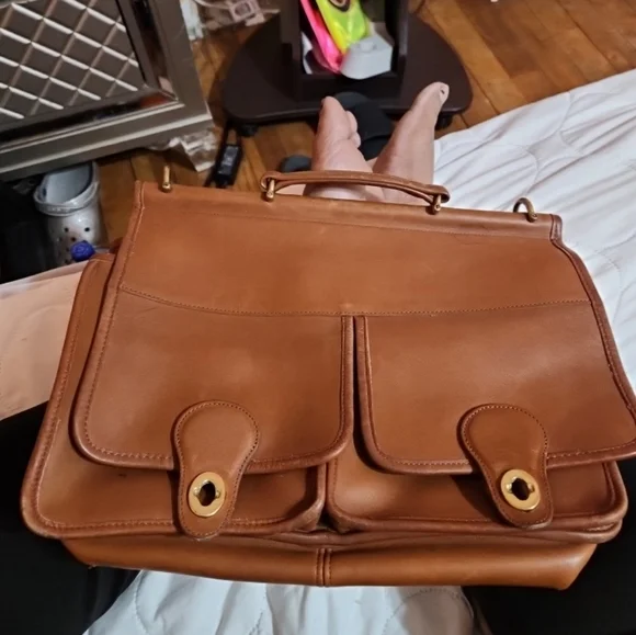 Vintage Coach│Brown BriefcaseHandbag│Doctor Bag